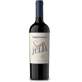 vino tempranillo santa julia 750 ml