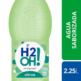 agua sab.citrus h2oh! 2250 ml
