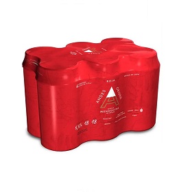 cerveza roja mendocina pack x 6 andes 473 ml
