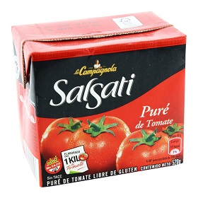 pure d/tomate salsati 520 gr
