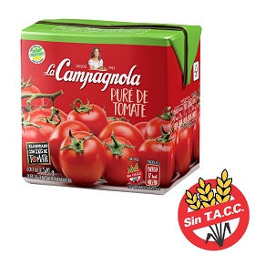 pure d/tomate la campagnola 520 gr
