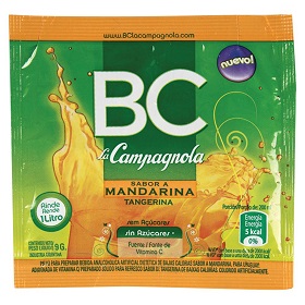 jugo bc e/polvo mandarina la campagnola 9 gr