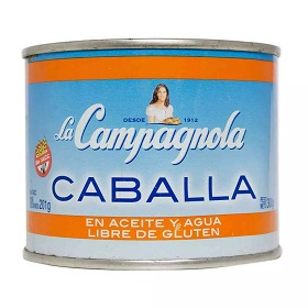 caballa aceite y agua la campagnola 300 gr