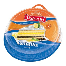bizcochuelo red.vainilla valente 550 gr