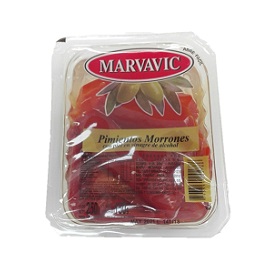 pimientos morrones c/piel marvavic 250 gr