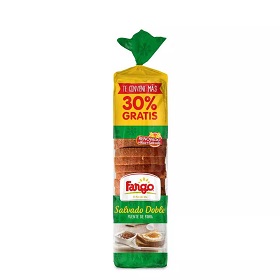 pan salvado 20%gratis fargo 900 gr
