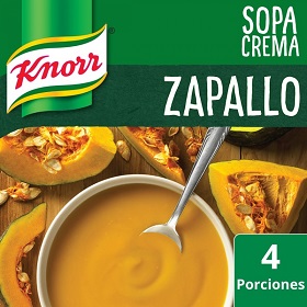 sopa crema zapallo knorr 70 gr