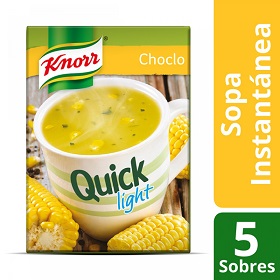 sopa quick light choclo knorr 45 gr