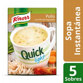 sopa quick light pollo grille knorr 45 gr