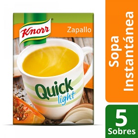 sopa quick light zapallo knorr 50 gr