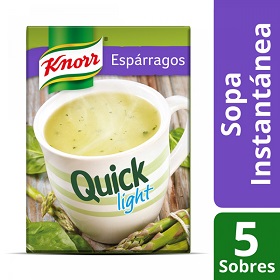 sopa quick light esparrago knorr 52 gr
