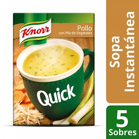 sopa quick pollo grille knorr 62 gr