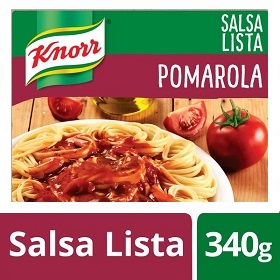 salsa lista pomarola tradicional knorr 340 gr