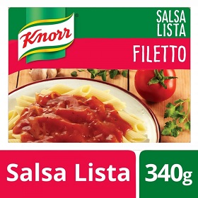 salsa lista filetto c/oregano knorr 340 gr