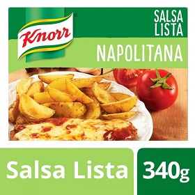 salsa lista napolitana knorr 340 gr