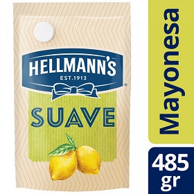 mayonesa suave sin tacc hellmanns 485 gr