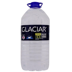 agua mineral bidon glaciar 6300 ml