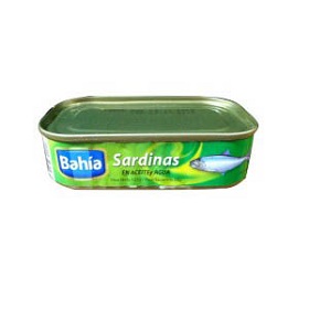 sardinas en aceite bahia 125 gr