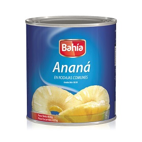 anana e/rodajas comunes bahia 850 gr