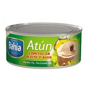 atun lomito aceite-agua bahia 170 gr