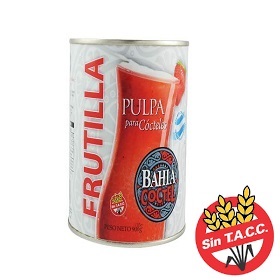 pulpa de frutilla lata bahia 900 gr