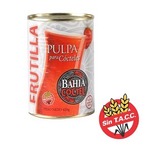 pulpa de frutilla bahia 420 gr