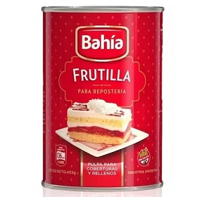 frutillas p/reposteria bahia 420 gr