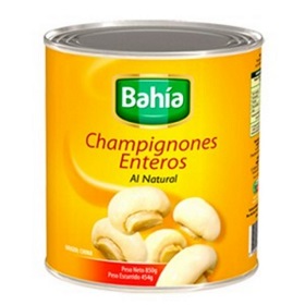 champignones enteros bahia 850 gr