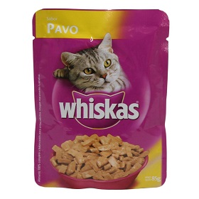 alim.gatos pavo d/pack whiskas 85 gr