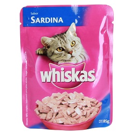alim.gatos sardina whiskas 85 gr
