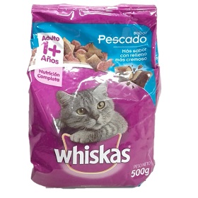 alim.gatos atun y sardinas whiskas 500 gr