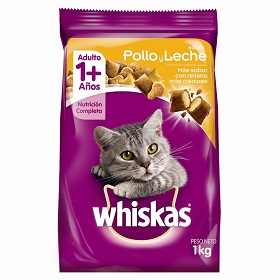 alim.gatos pollo y leche whiskas 1 kg