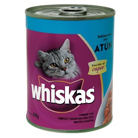 alim.gatos lata atun whiskas 340 gr