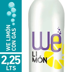 agua sab.lemon c/gas we by ser 2225 ml