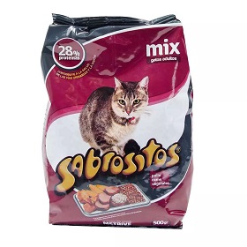 alim.gatos mix sabrositos 500 gr