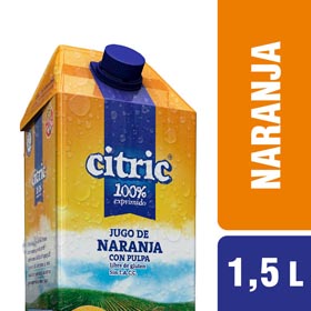 jugo naranja c/pulpa citric 1500 ml