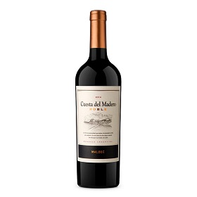 vino roble malbec cuesta del mad 750 ml