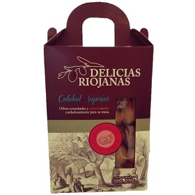 aceitunas rellenas c/morron delicias rioja 200 gr