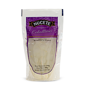 cebollitas en vinagre Nucete D/P 150gr